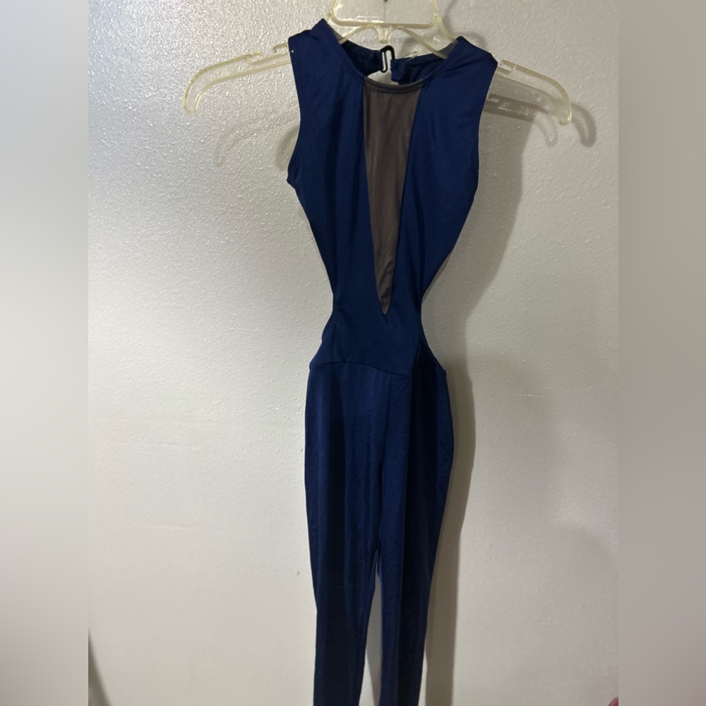 Kids Navy Blue Dance Costume